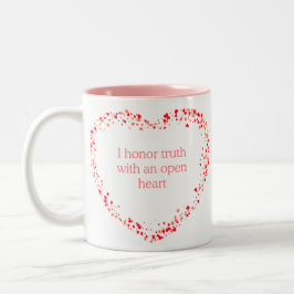 Café Em Dois Tons Caneca de amor eterno