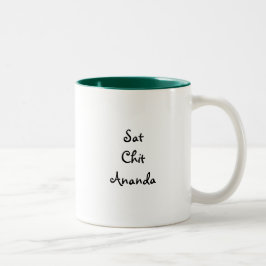 Café Em Dois Tons Caneca de Ananda- do Chit de Sat