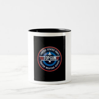 Café Em Dois Tons Caneca de Arma Superior