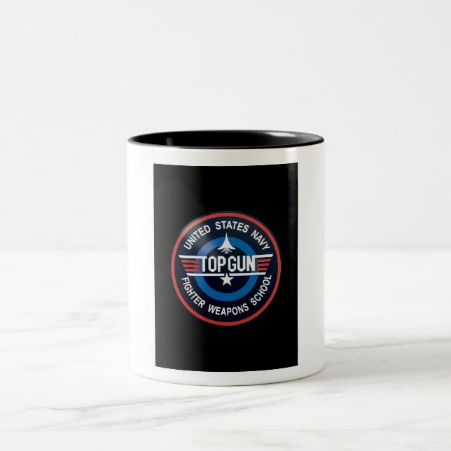 Café Em Dois Tons Caneca de Arma Superior (Centro)