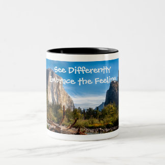 Café Em Dois Tons Caneca de Arte — Yosemite - Veja Diferente