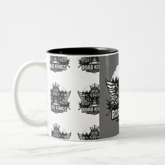 Café Em Dois Tons Caneca de Aventura de Carro e Moto