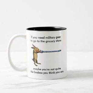 Café Em Dois Tons Caneca de Badass