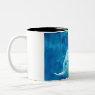 Café Em Dois Tons Caneca de baleia Beluga