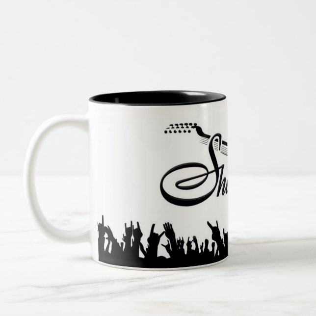 Café Em Dois Tons Caneca de Banda (Esquerda)