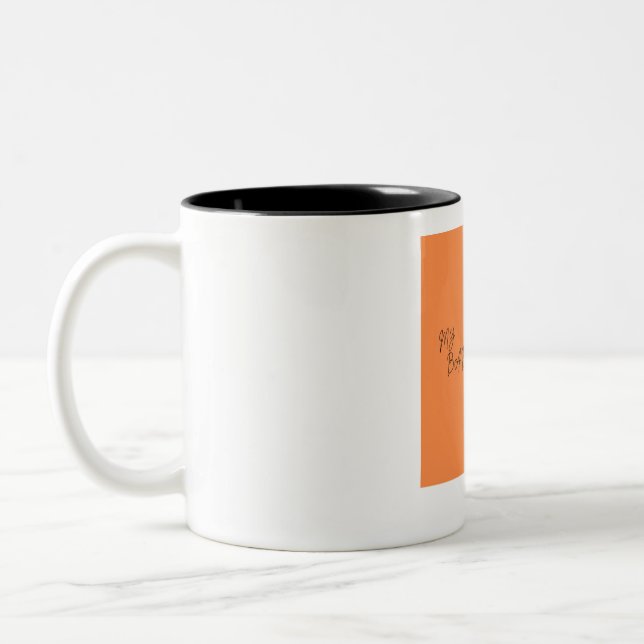 Café Em Dois Tons Caneca de bebê (Esquerda)