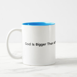 Café Em Dois Tons Caneca De Bênção E Motivação
