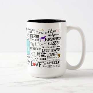 Café Em Dois Tons Caneca de Blissville Childfree (2-Toned)