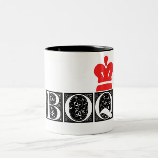 Café Em Dois Tons Caneca de BOQ [rainha idosa amarga]