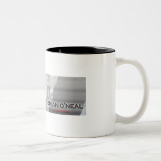 Café Em Dois Tons Caneca de Brian O'Neal (preto & branco)