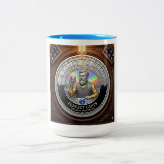 Café Em Dois Tons Caneca de Brinde