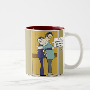 Café Em Dois Tons Caneca de Bromance