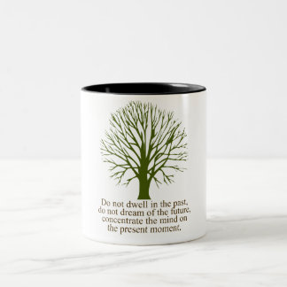 Café Em Dois Tons Caneca de Buddha