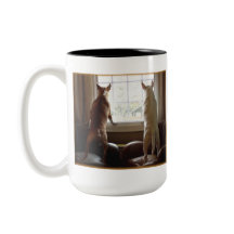 Caneca de bull terrier do inglês