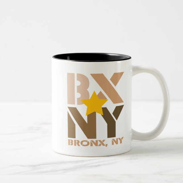Café Em Dois Tons Caneca de BX Bronx Brown (Direita)