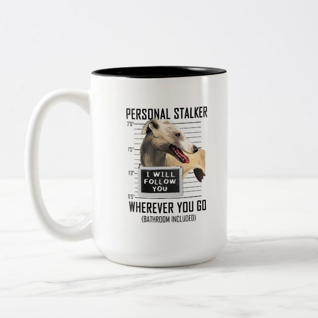 Café Em Dois Tons Caneca de Cachorro com Almofada de Cachorro (Esquerda)