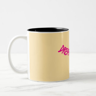 Café Em Dois Tons caneca de café/chá de cerâmica