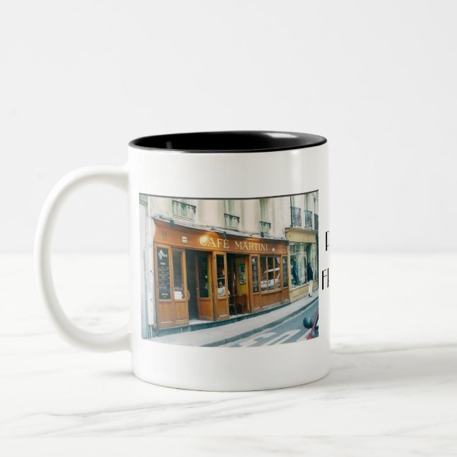 Café Em Dois Tons Caneca de café/Paris (Esquerda)