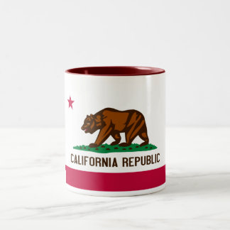 Café Em Dois Tons Caneca de Califórnia