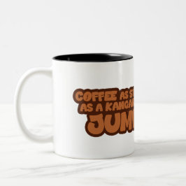Café Em Dois Tons Caneca de canguru