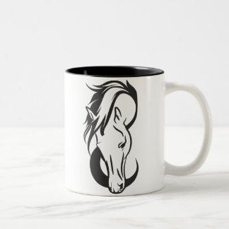 Café Em Dois Tons Caneca de Cavalo