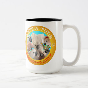 Café Em Dois Tons Caneca de Cecil e de Chloe