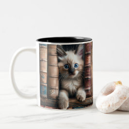 Café Em Dois Tons Caneca de Cerâmica Colorida com Duas Cores | Gatin