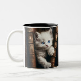 Café Em Dois Tons Caneca de Cerâmica com Cores Bicolores | Livros de