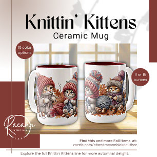 Café Em Dois Tons Caneca de Cerâmica Gatinhos Adoráveis Fofinhos