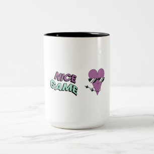 Café Em Dois Tons Caneca de Cerâmica Nice Game Gaming Heart