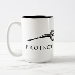 Café Em Dois Tons Caneca de Cerâmica Project Owlnet