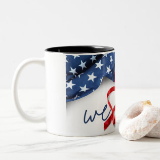 Café Em Dois Tons Caneca de cerveja comemorativa do Presidente Donal