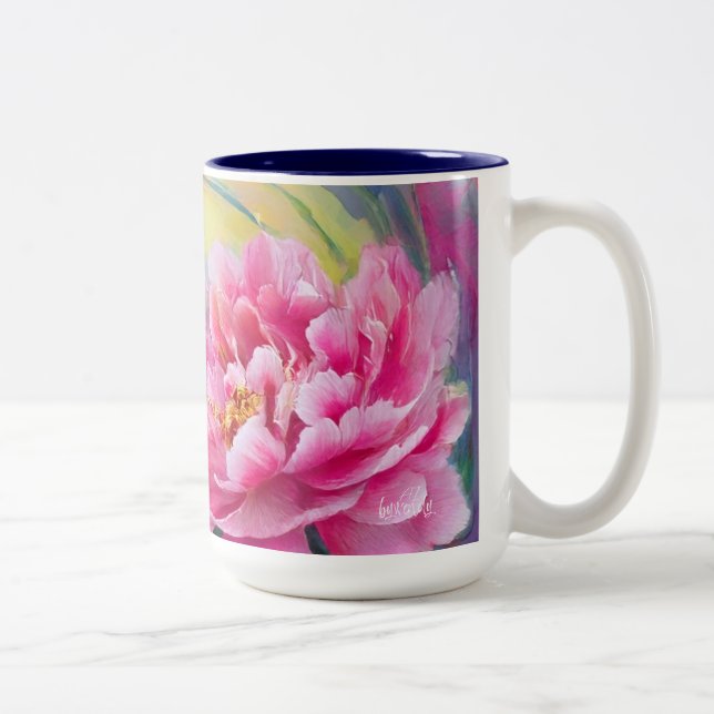 Café Em Dois Tons Caneca de Chá/Café (Direita)