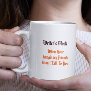 Café Em Dois Tons Caneca de Chá/Café com Citação Divertida sobre Blo