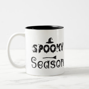 Café Em Dois Tons Caneca de Chapéu de Bruxa da Temporada Assustadora