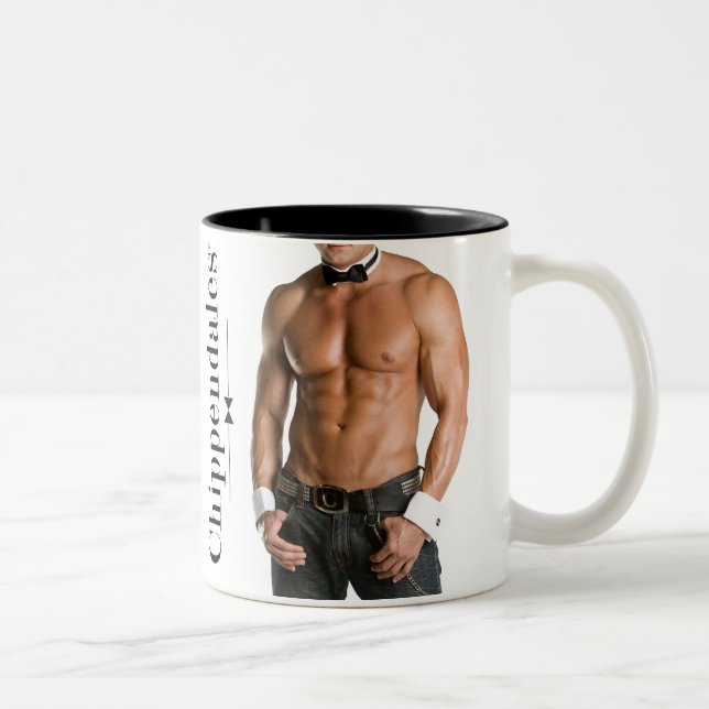 Café Em Dois Tons Caneca de Chippendales (Direita)