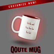 Caneca de Citação Motivacional Personalizável 
