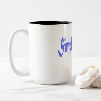 Café Em Dois Tons Caneca de Citação Simplesmente Poderosa