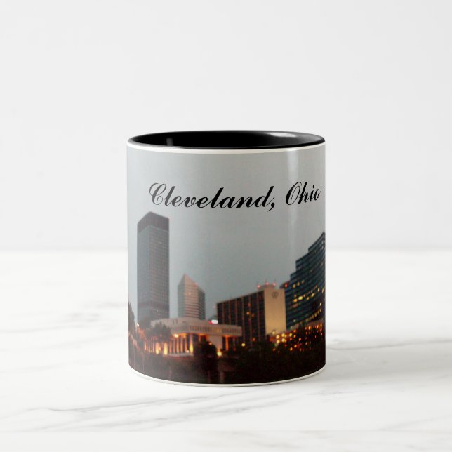 Café Em Dois Tons Caneca de CLEVELAND, OHIO (Centro)