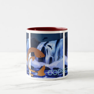 Café Em Dois Tons Caneca de cobre