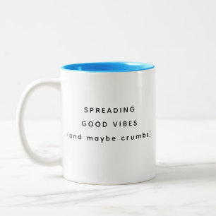 Café Em Dois Tons Caneca de Colega de Trabalho Feliz e Humorística q