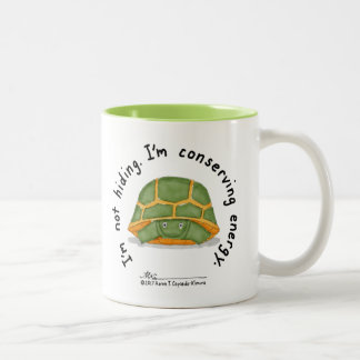 Café Em Dois Tons Caneca de conservação do Dois-Tom da energia