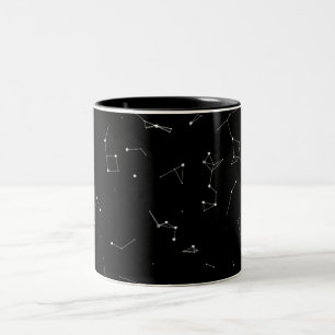 Café Em Dois Tons Caneca de Constelação