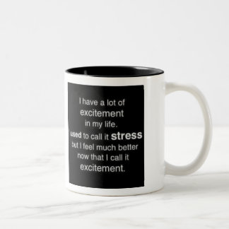 Café Em Dois Tons Caneca de controlo do esforço
