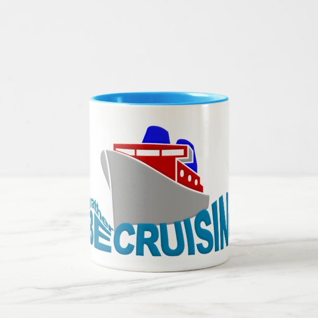 Café Em Dois Tons Caneca de cruzeiro - escolha estilo e cor (Centro)