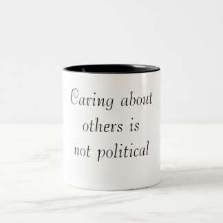 Café Em Dois Tons Caneca de Cuidar dos Outros