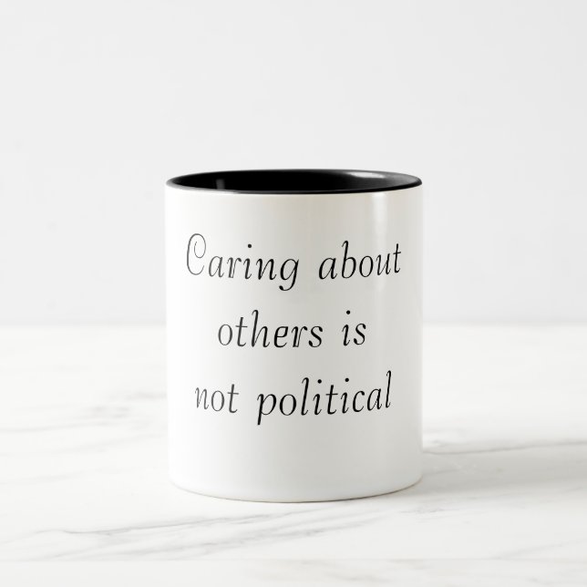 Café Em Dois Tons Caneca de Cuidar dos Outros (Centro)