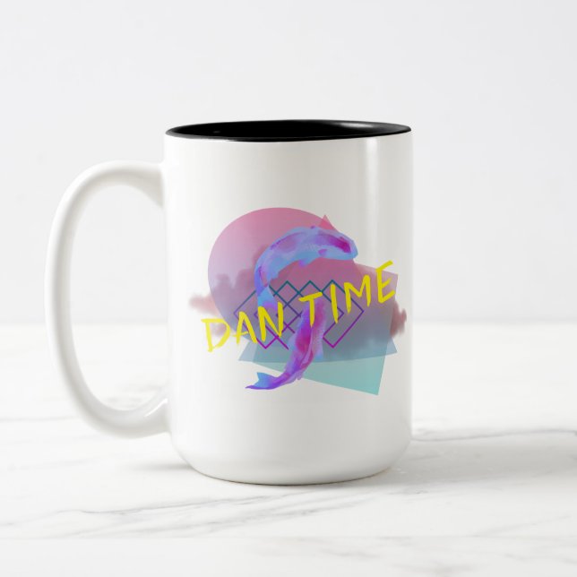 Café Em Dois Tons Caneca de Dan Time (Esquerda)