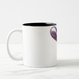 Café Em Dois Tons Caneca de design "Liquid V Reflection"