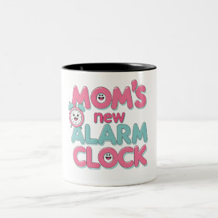 Café Em Dois Tons Caneca de despertador da mamãe
